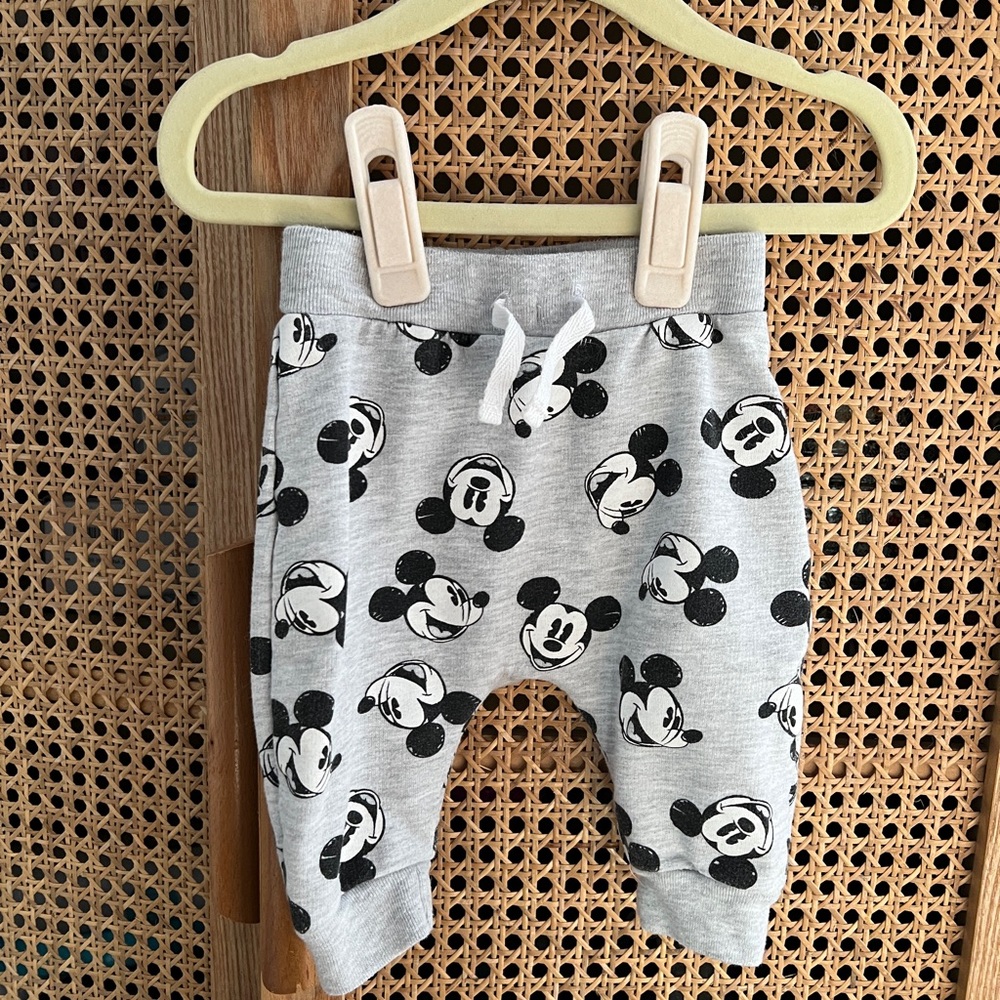 3-6m Disney Light Gray Baby Joggers